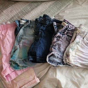 Lot of girls shorts sz 7/8
